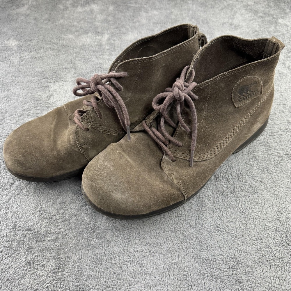 Sorel Greely Chukka Boots Men Size 11 Brown Suede Lace Up Ankle